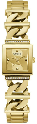 Guess Reloj Para Mujer De 0.819 In - Caja Dorada - Tono Oro