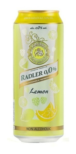 Cerveza Sin Alcohol Zähringer Beer Radler Limon 500ml 