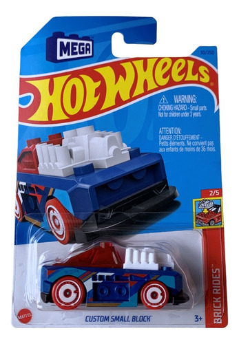 Small Block Custom Blue Mega Lego Hot Wheels (30)