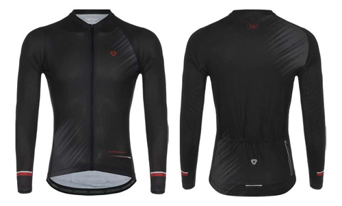 Jersey Ciclismo M/l Hombre Gw Wolf Humo