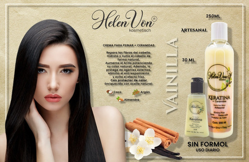 Keratina Artesanal 3pz Ceramidas, Aceite Coco/almendra/argán
