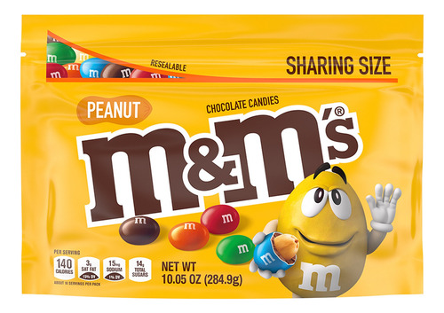 Chocolates M&m's Sharing Size Peanut 284.g