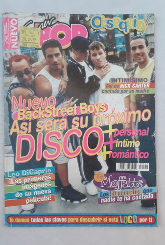 Revista Antigu * Super Pop * Nº 547 Nota Backstreet Boys Bsb