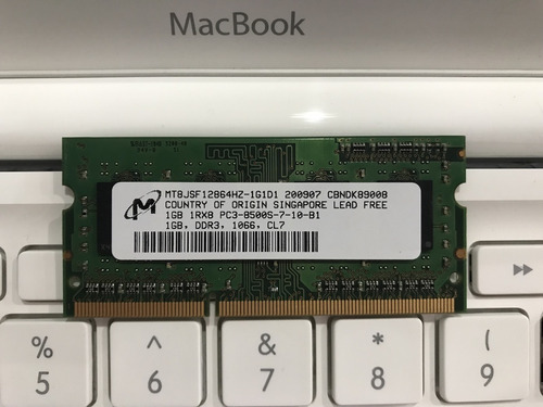 Memoria Micron 1gb Ddr3 Pc3-8500s Laptop