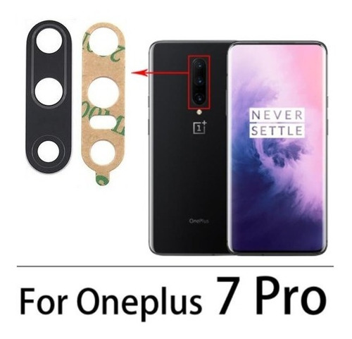 Lente Vidrio De Camara Luna Trasera Oneplus 7 Pro Repuesto