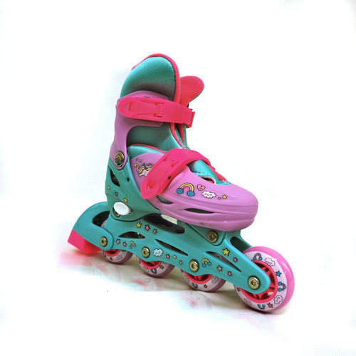 Rollers Patin 2 En 1 Extensibles Unicornio Nena Niña Talles