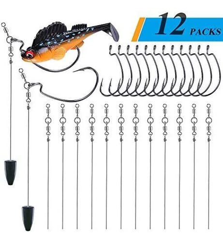 Kit Accesorios D/pesca Topfort Ganchos Acero Intercambiables