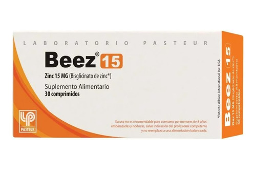 Beez 15 Mg (bisglicinato De Zinc)