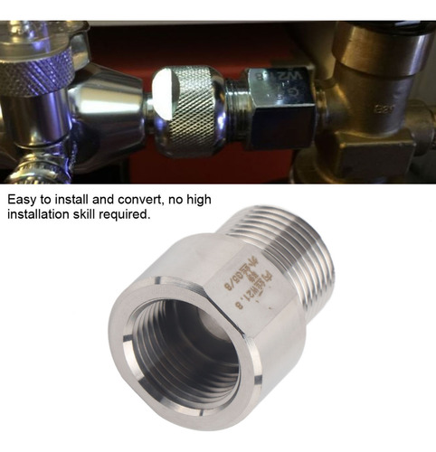 Adaptador Regulador De Co2 Conversor De Conector De Cilindro