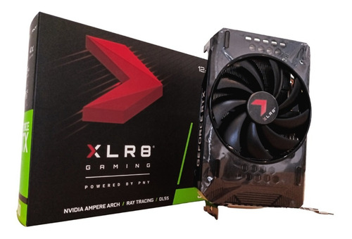 Imagen 1 de 10 de Placa De Video Nvidia Geforce 3060 12gb Xlr8 Pny Single Fan