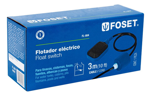 Flotador Electrico Con Cable De 3 Metros, Tinacos, Albercas.
