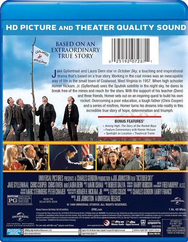 Blu-ray October Sky / Cielo De Octubre