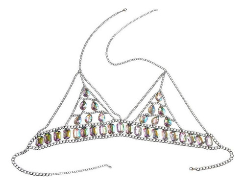 Li Conjunto De Sujetador For Mujer Con Cadena Corporal Y