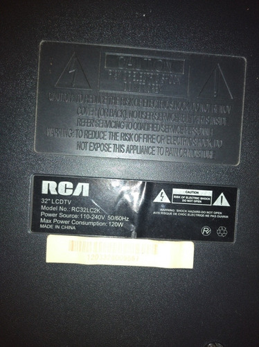 Imagen 2 de 2 de Televisor Rca