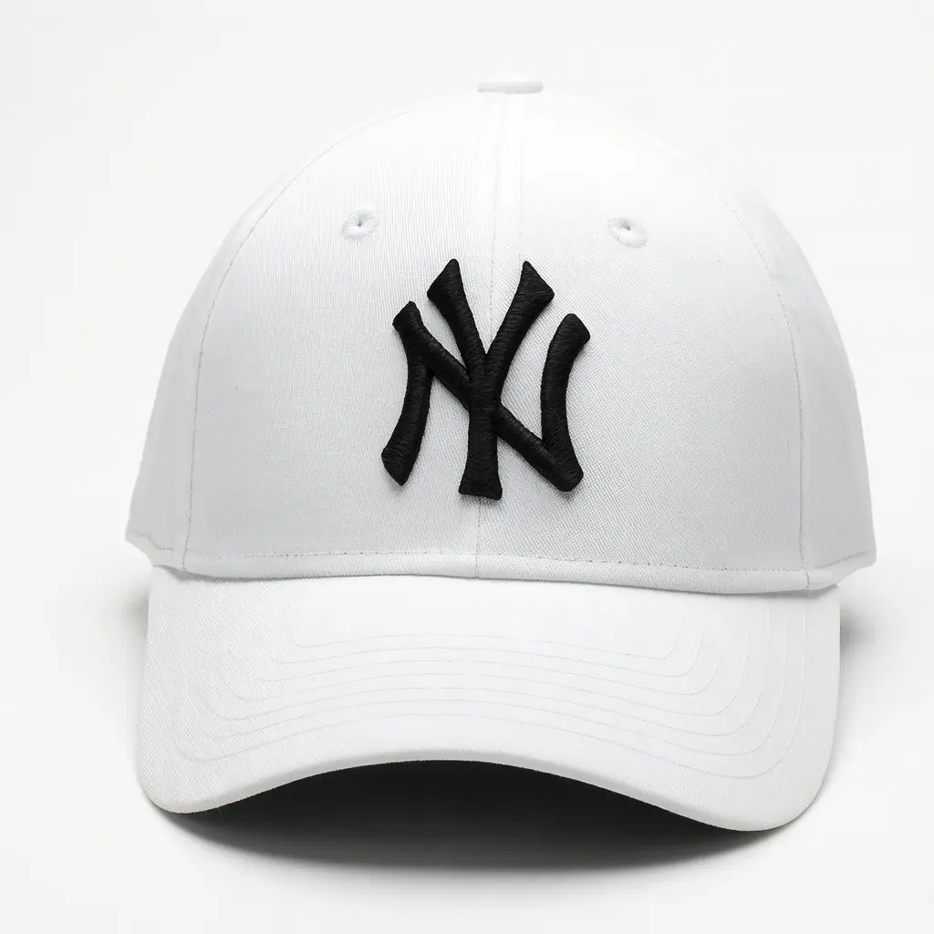Boné Ny New York Masculino Feminino Unissex Fitão Blogueira Cor Branco E Preto Tamanho Un