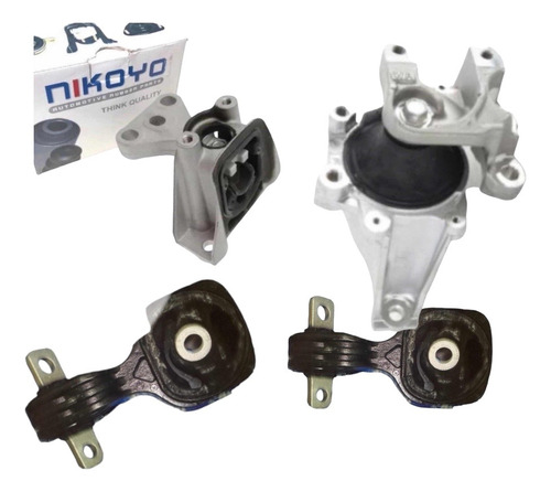 Kit Patas Soporte Motor Para Honda Crv 2.4 07/11 X 4