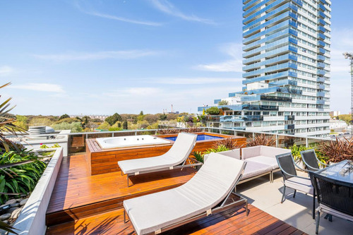 3 Ambientes En Zencity Con Terraza Propia Y 2 Cocheras - Venta Con Renta