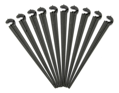 10 Un. Estaca P/ Microtubo 4/7mm 4mm - 10cm