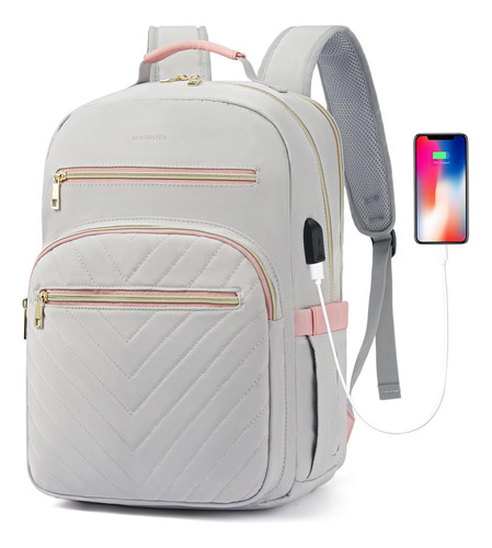 Bostanten Mochila Para Laptop De 15.6 Pulgadas Para Mujeres,