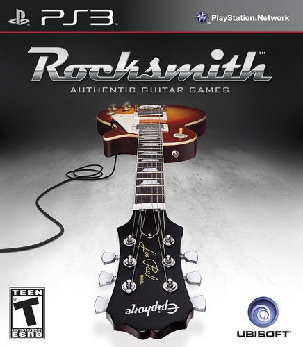 Jogo Rocksmith Guitar Games Playstation Ps3 Mídia Física Gam