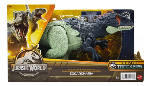 Jurassic World Eocarcharia Rugido Salvaje Dino Trackers