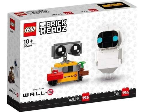 Bloco Lego Brick Headz Eve E Wall-e 40619