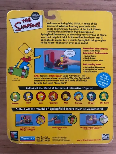 Bart Serie 1 Los Simpsons Playmates Wos I M P E R D I B L E