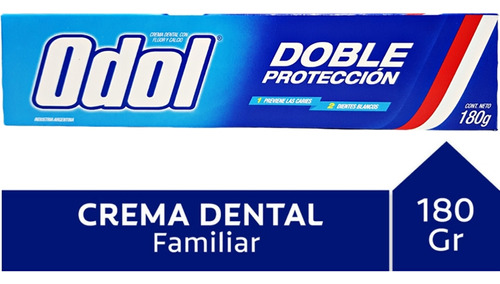 Dentrifico Odol Pasta Dental Odol 180g Con Fluor Y Calcio