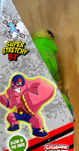 Juguete Flexible Elastikorps Maxy Size Luchador Verde Flexor