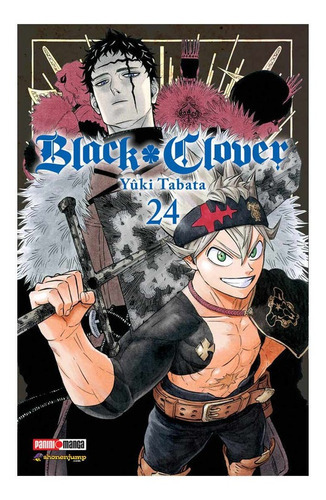 Black Clover: Black Clover, De Yuki Tabata. Serie Black Clover, Vol. 24. Editorial Panini, Tapa Blanda, Edición 1 En Español, 2022