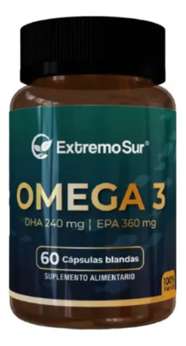 comprar Omega 3 Dha - Epa 100% Fish Oil 60cap Extremo Sur( 1400 Mg)