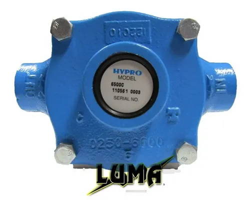 Bomba De Rotación Inversa Hypro 6500C-R De Hierro Fundido - 6 Rodillos, 22 GPM | Para Pulverización