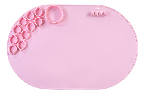Tapete De Silicona Para Manualidades, Tapete De Pintura Rosa
