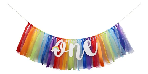 Decoracion De Cumpleanos Arcoiris Para Bebes