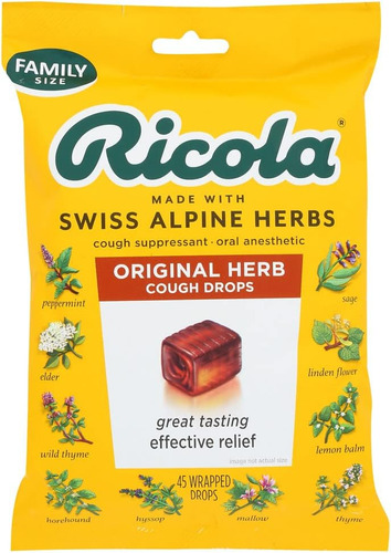 Caramelo Ricola Para La Voz Y/o Garganta