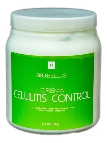 Crema Celulitis Control - Centella Asiática Biobellus 1000gr