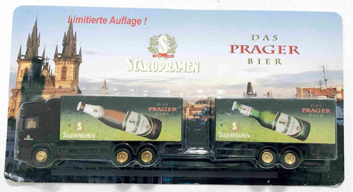 Camion Publicitario Cerveza Checa Staropramen  - 1/87 Aprox 