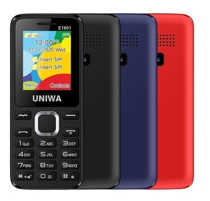 Teléfono Celular Básico Uniwa E1801 Sim 2g Camara Bluetooth