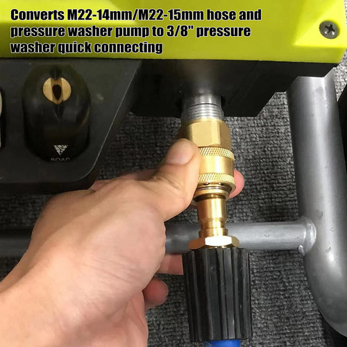 Kit Connect Fitting 3/8 Para M22 De 15 Mm, Lavadora Rápida