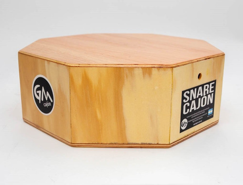 Snare Cajón Gm Percusion Redoblante Octogonal 4,3 X 12 PuLG.