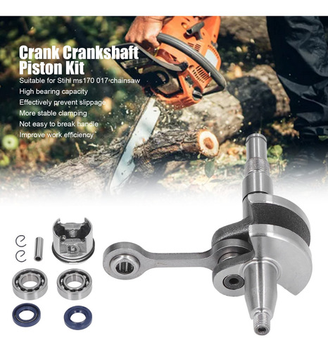 Imagen 4 de 10 de Reemplazo Del Kit Del Pistón Del Cigüeñal Para Stihl Ms170 0