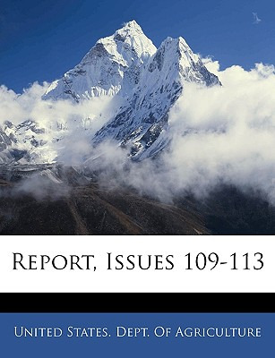 Libro Report, Issues 109-113 - United States Dept Of Agri...
