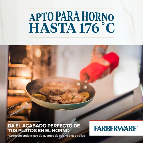 Farberware Easy Clean Batería Antiadherente 12p Azul