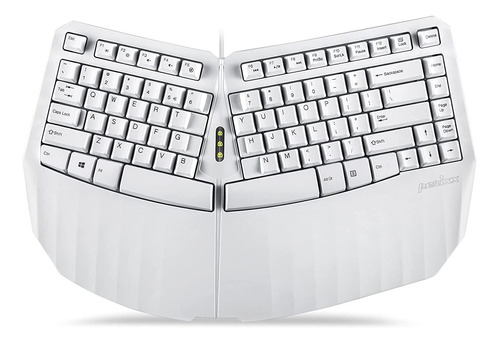 Teclado Compacto Ergonomico Con Cable Para Pc | Usb / Per...