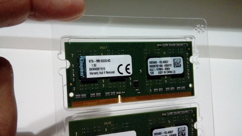 Imagem 1 de 4 de Memória Kingston Apple 8gb (2x4gb) Ddr3 1600mhz
