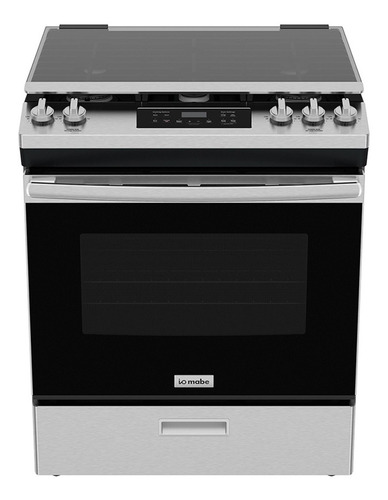 Cocina Mabe DiseñoIO7686SSC0 color acero inoxidable con puerta con visor 127V