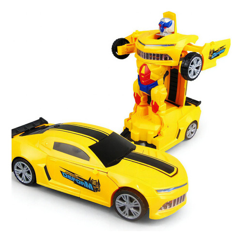 Carro Robo Transformers Camaro De Brinquedo Bumblebee