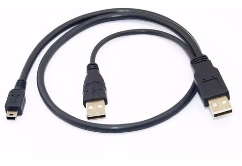 Cable 2 Usb A Mini Usb Goma Wii U Smart Tv Telefono Mp3 Mp4