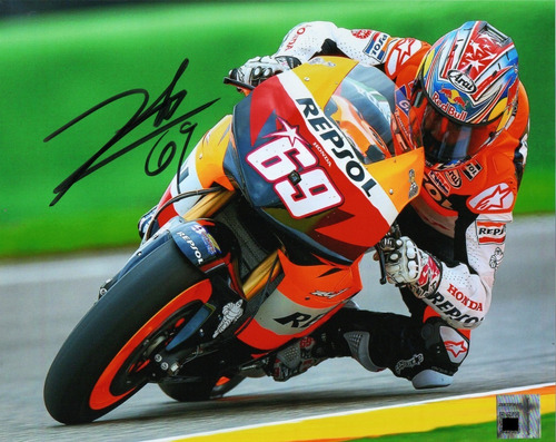 Autógrafo Nicky Hayden Foto 10 X 8 Pul Coa