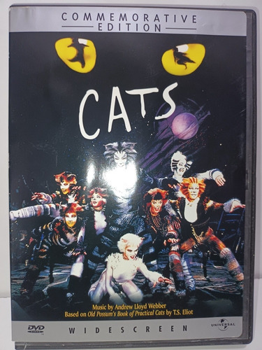 Cats Dvd Edición Conmemorativa Andrew Lloyd Webber Excelente